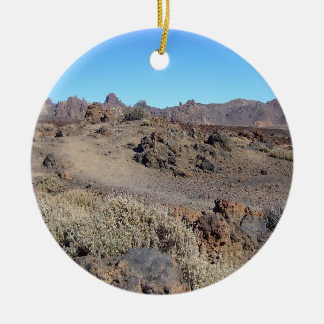 El Teide double-sided ornament (Front)