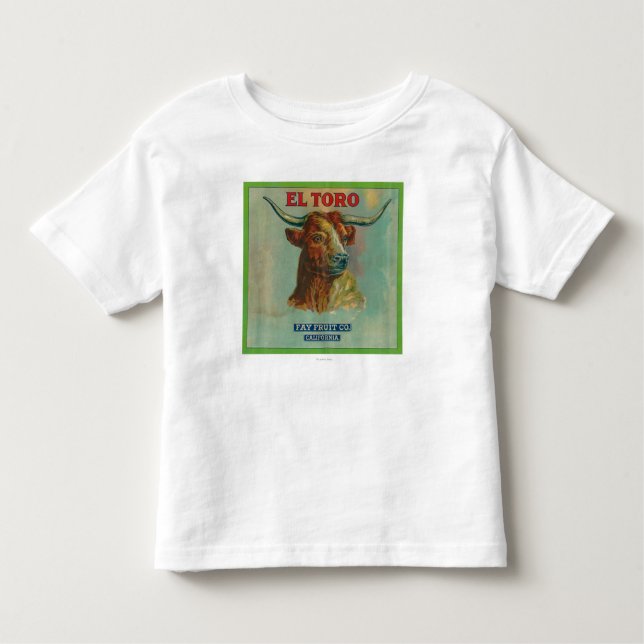 El Toro Orange Label Toddler T-Shirt (Front)