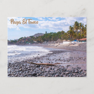 El Tunco, El Salvador Beach View Postcard