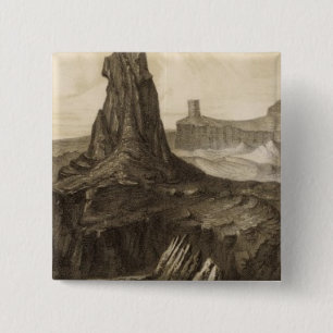 El Vado de Los Padres, Colorado River 15 Cm Square Badge