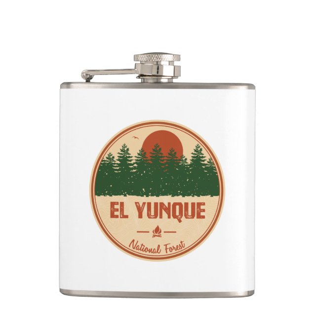 El Yunque National Forest Hip Flask (Front)