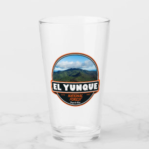 El Yunque National Forest Puerto Rico Emblem Glass
