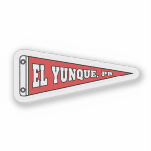 El Yunque pennant, Puerto Rico