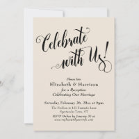 Elaborate Celebrate with Us! Simple Cream