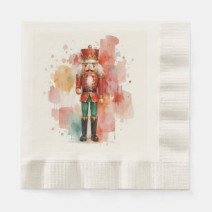 Elaborately Decorated Christmas Nutcracker Napkin
