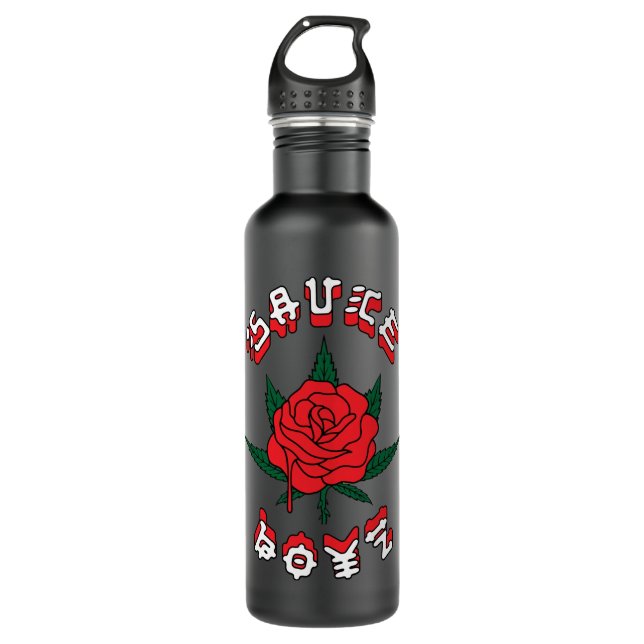 Eladio Carrion SauceBoyzzz Eladio Carrion Rose Pul 710 Ml Water Bottle (Front)
