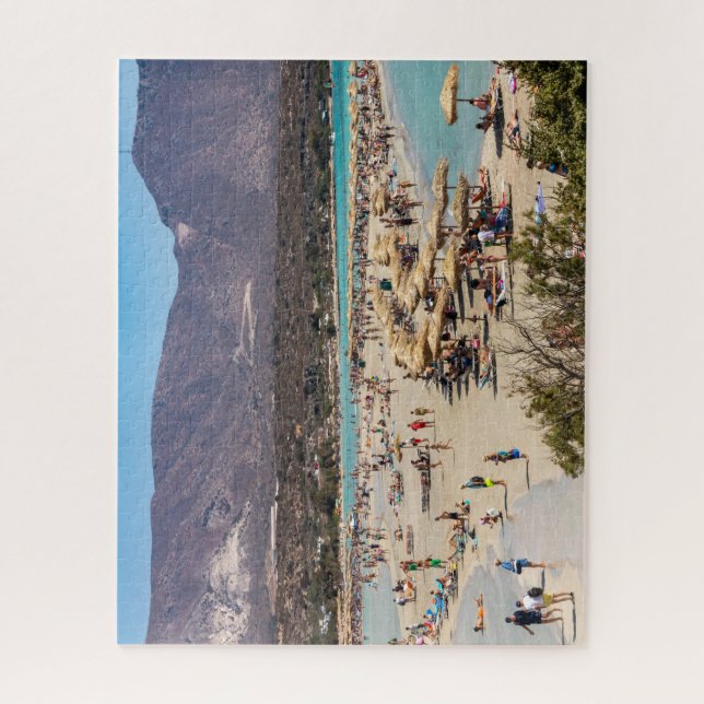 Elafonisi beach, Chania, Crete, Greece Jigsaw Puzzle (Vertical)