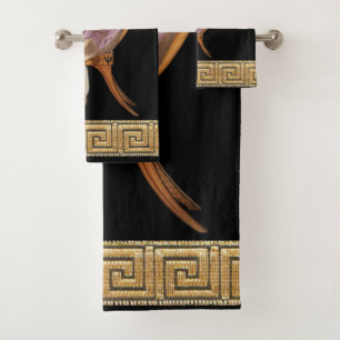 Elagabalus Roman Emperor Hollywood Regency Bath Towel Set