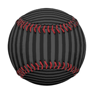Elagnat Black & Smoky Black Vertical Stripes  Baseball