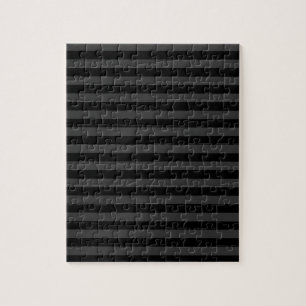 Elagnat Black & Smoky Black Vertical Stripes  Jigsaw Puzzle