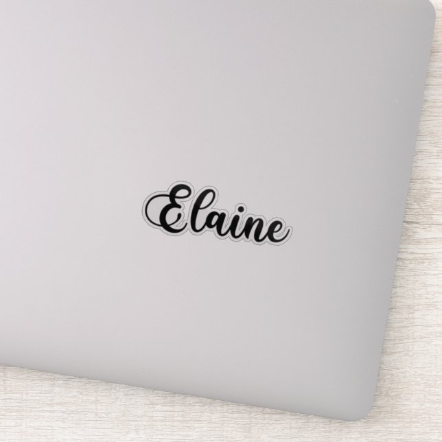 Elaine Name - Handwritten Calligraphy (Detail)