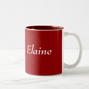 Elaine Two-Tone Coffee Mug