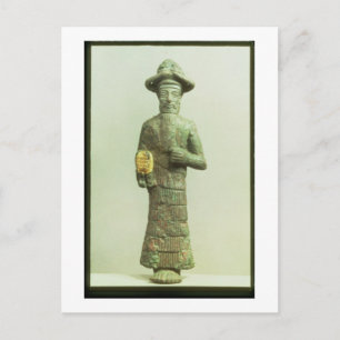 Elamite God with Golden Hand from Susa, Southweste Postcard