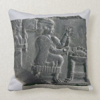 Elamite woman spinning, Neo-Elamite Period, c.700-