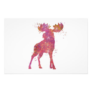 Elan Animal Forest Wild Wildlife Nature World Eart Photo Print