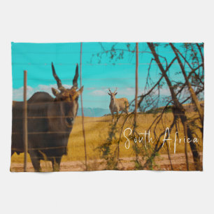 Eland Antelope Animal South Africa ZA Tea Towel