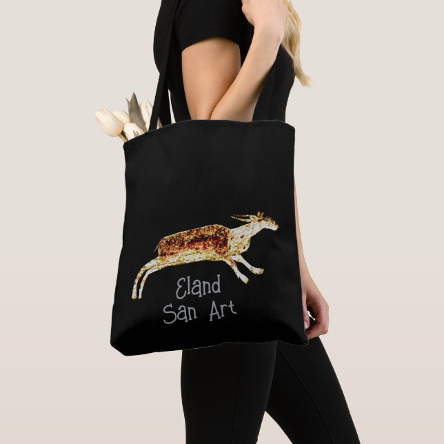 Eland. San Art Tote Bag (Close Up)