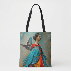 “Elaris” - Feathers of Becoming Tote Bag