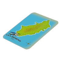 Elba Italy map travel poster