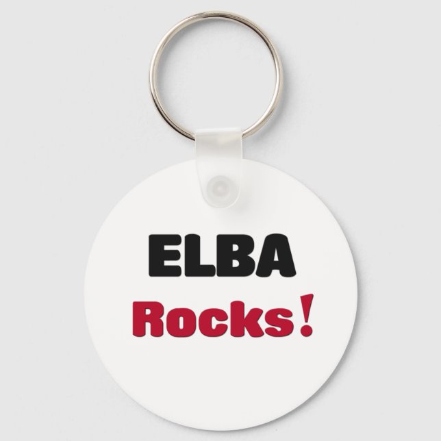 Elba Rocks Key Ring (Front)