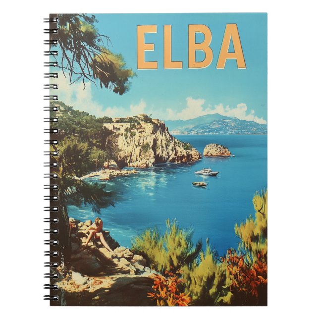 Elba Vintage  Notebook (Front)