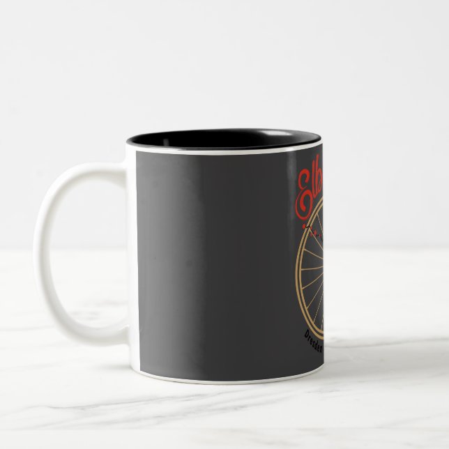 Elbe Cycle Path - Dresden - Dessau-Ro�lau  Two-Tone Coffee Mug (Left)
