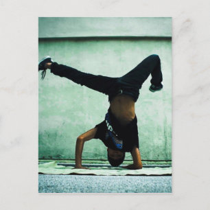 Elbow freeze cool design postcard