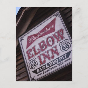 Elbow Inn Sign Postcard
