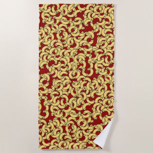 Elbow Pasta Beach Towel