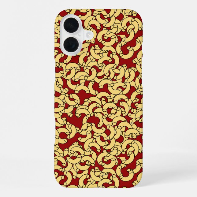 Elbow Pasta iPhone Case (Back)