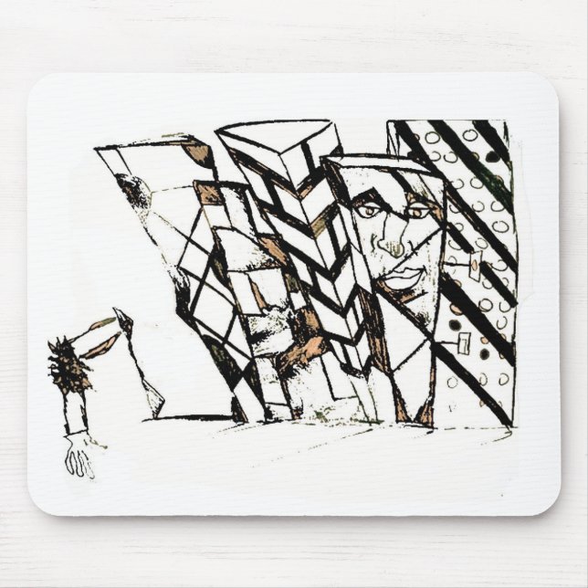 elbow spike mouse pad (Front)