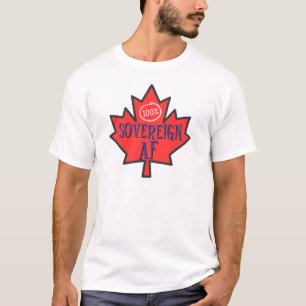elbows up canada 100% sovereign made in canada tee