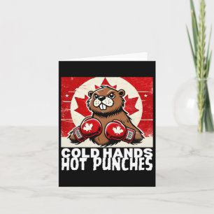 Elbows Up Canada Canadian Counter Tariffs Beaver B Card