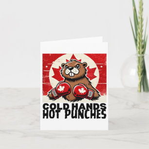 Elbows Up Canada Canadian Counter Tariffs Beaver B Card