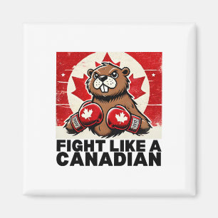 Elbows Up Canada Canadian Counter Tariffs Beaver B Magnet