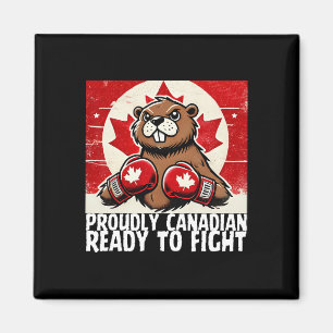 Elbows Up Canada Canadian Counter Tariffs Beaver B Magnet