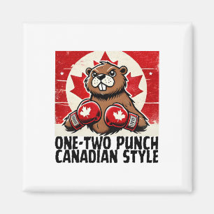 Elbows Up Canada Canadian Counter Tariffs Beaver B Magnet
