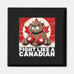 Elbows Up Canada Canadian Counter Tariffs Beaver B Magnet