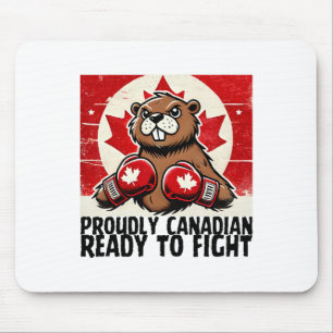 Elbows Up Canada Canadian Counter Tariffs Beaver B Mouse Pad