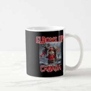 Elbows Up Canada Est 1867 Proud Canadian Strong Ca Coffee Mug