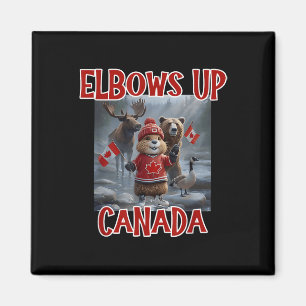 Elbows Up Canada Est 1867 Proud Canadian Strong Ca Magnet