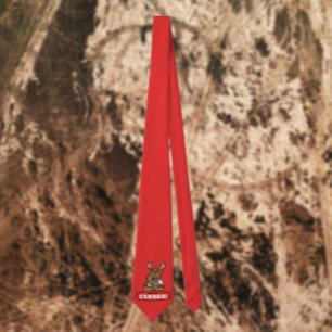 Elbows Up Canada! Funny Moose Necktie