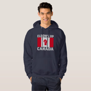 Elbows Up Canada - Proud Canadians Hoodie