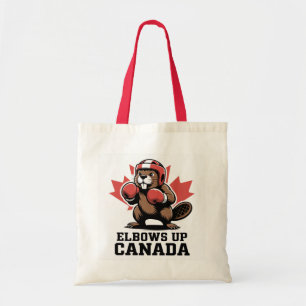 Elbows Up Canada   Quirky Canadian Pride Gift Tote Bag