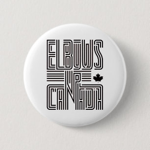 Elbows Up Canada Sticker5  6 Cm Round Badge