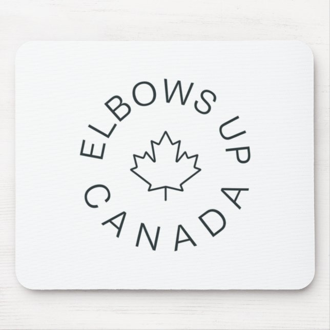 Elbows Up Canada Sticker6  Mouse Pad (Front)