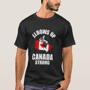Elbows Up Canada Strong Canadian Men Women Canada  T-Shirt