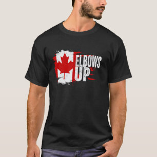 Elbows Up Canada True North Strong and Free Proud T-Shirt