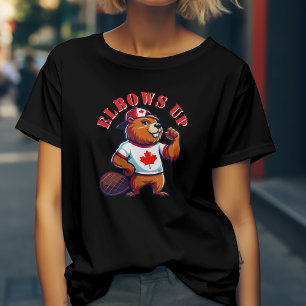 Elbows Up Canadian Beaver T-Shirt