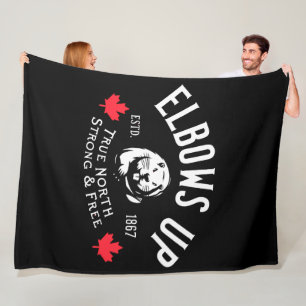 Elbows Up! Fleece Blanket